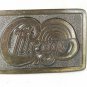 1970's Band Music the group CHICAGO Brass Belt Buckle Unbranded 22816
