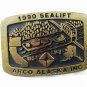 1990 Sea Lift ARCO Alaska Inc Brass Belt Buckle by ANACORTES U.S.A.