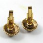 Vintage Goldtone & Green Cufflinks PAT NO. 2920363 33017