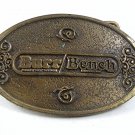 Vintage BURRS World First Portable BENCH Belt Buckle By B&H Buckles  112417