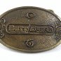 Vintage BURRS World First Portable BENCH Belt Buckle By B&H Buckles  112417