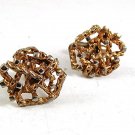 Vintage 1970's Odd Goldtone & Silver Cufflinks 102817