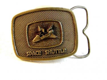 1981 Space Shuttle Belt Buckle by Buckle Connection