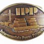 IPP Intermountain Power Project Brass Belt Buckle Unbranded USA Box 4116