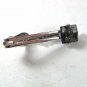 Silvertone Black Nude Female Tie Clasp By SWANK 41116