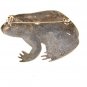 Mexican Alpaca Silvertone & Abalone Frog Brooch Unbranded 41116