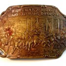Vintage Central & Union Pacific Railroad Co. Belt Buckle b