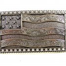 Stars & Stripes Flag Belt Buckle 103116