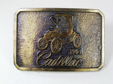 Vintage 1904 Cadillac Car Automobile Belt Buckle Unbranded 72616