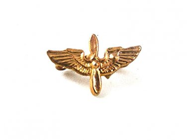 WWII Goldtone Army Air Corps Sweetheart Pin 61317