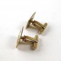 Vintage Gold Tone Greek / Roman Warrior Cufflnks By HICKOK USA 91716