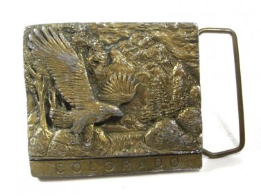 Handmade 1979 American Eagle Colorado Belt Buckle by SPEC CAST 111915
