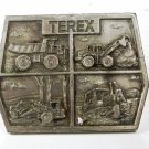 Silver Tone TEREX by GM Heavy Equipment Belt Buckle Unbranded U.S.A. 111915