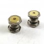 Vintage Art Deco Silvertone Snap Link Cufflinks 10717
