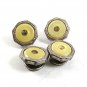 Vintage Art Deco Silvertone Snap Link Cufflinks 10717