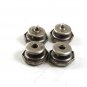Vintage Art Deco Silvertone Snap Link Cufflinks 10717