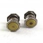 Vintage Art Deco Silvertone Snap Link Cufflinks 10717