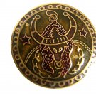 Vintage Running Bull Brass Belt Buckle MADE IN INDIA 7617