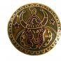 Vintage Running Bull Brass Belt Buckle MADE IN INDIA 7617