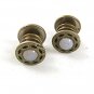 Deco Black Opalescent Snap Link Cufflinks BAER & WILDE KUM-A-PART 4517