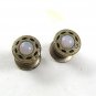 Deco Black Opalescent Snap Link Cufflinks BAER & WILDE KUM-A-PART 4517