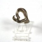 Sterling Silver Modernist Heart Ring SZ 7 1/2 by MSK 81815