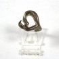 Sterling Silver Modernist Heart Ring SZ 7 1/2 by MSK 81815
