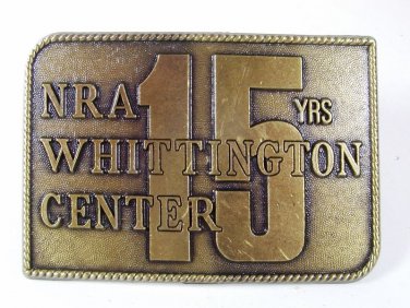 NRA Whittington Center 15 Years Belt Buckle Unbranded 5516