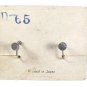 Genuine Imperial Damascene Inlaid Sterling 24K Gold Earrings Unbranded Card