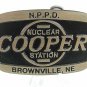 Vintage COOPER Nuclear Station Brownville NE Belt Buckle By DYNA BUCKLE 12617