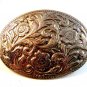 Vintage Silver Tone Western Cowboy Belt Buckle nn