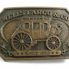 Vintage WELLS FARGO Since 1852 Stage Coach Belt Buckle 101917