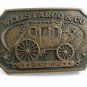 Vintage WELLS FARGO Since 1852 Stage Coach Belt Buckle 101917