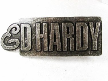 Silvertone Belt Buckle By ED HARDY 33116bbb
