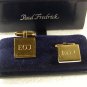 Goldtone Initials EOJ Cufflinks by HAYWARD in Paul Fredrick Box 31816