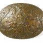 Vintage Western Cowboy Rodeo Calf Roping Belt Buckle 81616