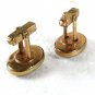 1960's Goldtone Golden Retriever Irish Setter etc Cufflinks by ANSON 3116