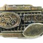 Vintage San Francisco 49ers NFL Officially Licensed Brass Belt Buckle USA 102115