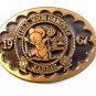 Vintage 1967 Field Mice Campers Kansas Belt Buckle