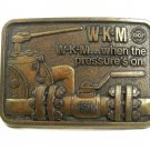 Vintage WKM When The Pressure's On Belt Buckle 121517