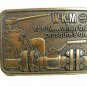 Vintage WKM When The Pressure's On Belt Buckle 121517