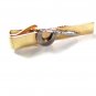 Vintage Goldtone & Silvertone Micrometer Tie Clasp Unbranded 42916