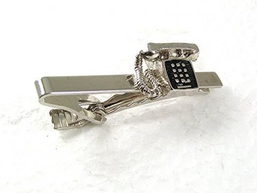 Vintage Silvertone Rotary Telephone Tie Clasp 62317