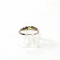 Vintage Sterling Silver Green Rhinestone Band Ring Sz 9 1/2 61016