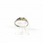 Vintage Sterling Silver Green Rhinestone Band Ring Sz 9 1/2 61016