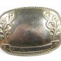 Western Cowboy Silvertone Belt Buckle Unbranded 101515