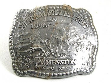 1996 National Finals Rodeo HESSTON Belt Buckle 91217