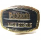 1988 1 of 600 Peabody Mine Rescue Belt Buckle by Stonebridge Press 112015