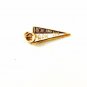 1960's / 70's Blue White Highland Park High School Charm Unbranded 32116