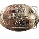 1985 Gold Tone Thresher Belt Buckle By Deere & Co. 6616